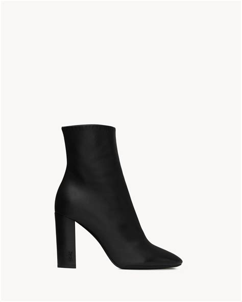 ysl stiefel lou 105|LOU ankle boots in smooth leather .